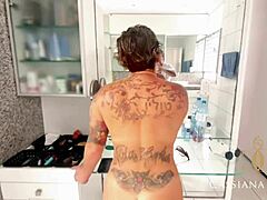 getting ready for night out with guy from club, look what happened