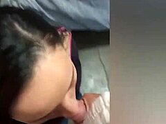 Does my latina cousin really think we're just watching movies before I fuck her and cum on her natural tits?