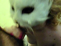 Wife sucks my dick till I cum in her mouth