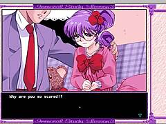 Retro-style visual novel with explicit content