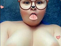 is this chubby milf dirty talking while fucking?