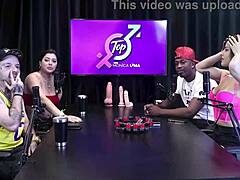 woman defecates on man's dick in bizarre moment with strong pussy smell