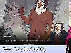 Vtuber Lewdneko潜入毛茸茸的同性阴影，从第一部分的狂野口交开始