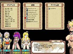 Four bitches explore dungeon in dan ero game