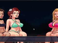 Anime-style game with big-breasted babes