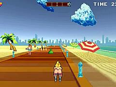 roller babe hentai game public creampie at beach