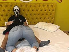 Ghostface Gets Free Blowjob for Halloween