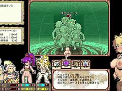 Four bitches explore dungeon in dan ero game