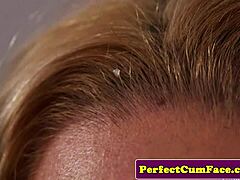 Babe in heels sucks cock in 69 position before tugging out facial cumshot