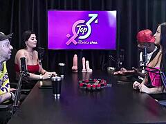 woman defecates on man's dick in bizarre moment with strong pussy smell