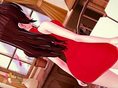 the pretty girlfriend casually invites fnf for a fun night of fucking in her room