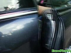 blonde teen feels excited sucking dick outdoors in public doggystyle