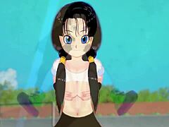 Videl Excitedly Thanks You for Flying Lessons in Dragon Ball Z!