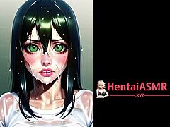 in this anime hentai, froggy sluts in bikinis masturbate around