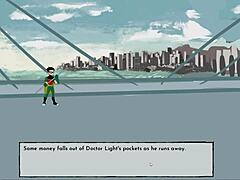 in this 18titans episode 6, jinxed action unfolds with cartoon teen 18+ and alien monster.