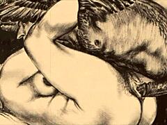 Erotic engravings from the past