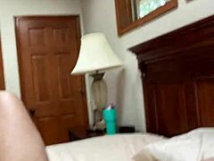 Gorgeous Tattooed Teen 18+ Rides Stepdad's Cock in Cowgirl Position