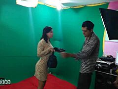 Intense photo session turns into group sex with Dana