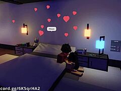 The demon fucks his hot fan in missionary, giving a creampie.