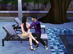 the sims 4 has some wild jv animation 😜