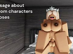 Roblox rich girl rides and gets creampied in hentai anime