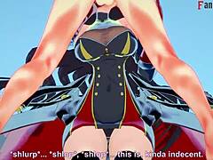 In This Anime Hentai, Friedrich Der Grosse Fucks In Pov Fantasy Scene From Azur Lane