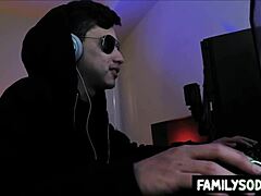 Gamer Stepbro Feels Intense Taboo Pleasure Banging Stepsis In Creampie POV