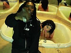 ghetto teen with big ass having sex for cash in hood