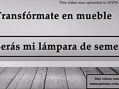 turn into furniture be my semen lamp joi