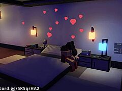 The demon fucks his hot fan in missionary, giving a creampie.