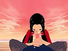 【onepiece boa hancock】male pov 3d hentai game