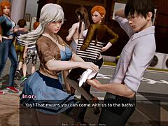 Exploring academy 214 in anime hentai game