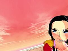 【onepiece boa hancock】male pov 3d hentai game