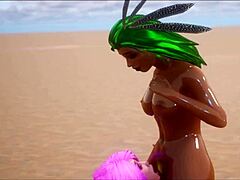 i-i meet maya the bird girl and we masturbate together