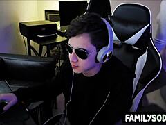 Gamer Stepbro Feels Intense Taboo Pleasure Banging Stepsis In Creampie POV