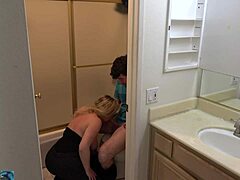 Stepson's bathroom mishap turns steamy