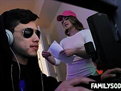 Gamer Stepbro Feels Intense Taboo Pleasure Banging Stepsis In Creampie POV