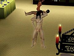 I explore wild parties in The Sims cartoon