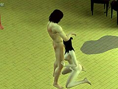 I explore wild parties in The Sims cartoon