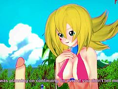 Dark Magician Girl in Bikini Gets Hardcore Sex in 3D Cartoon Fantasy!