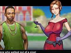 in taffy tales part 4, the teacher and student explore big tits and ass in this cartoon hentai game