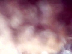 Thick Cum Fills Her Curly Black Housewife Pussy Suggestively