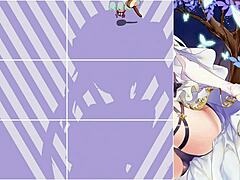 I love how this charming blonde shemale in sexy lingerie sucks my big ass lover's dick passionately on camera.