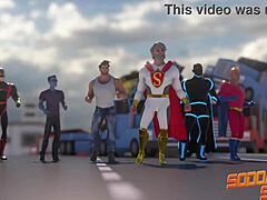 我痴迷Sodomysquad的男同性恋英雄在疯狂群深喉！