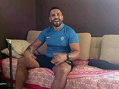 Baby Sophy in Red Lingerie, Bent Over with Big Ass