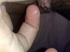 the chubby bbw amateur is so horny with her big wet pussy at home