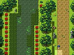 Tanned Girl Natsuki Hentai Game Ep 11 Village Chief Masturbates While She Changes in Public