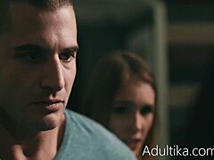 My sneaky ex-girlfriend stalked us, then joined in for rough hardcore fucking with my skinny black teen 18+ friend.