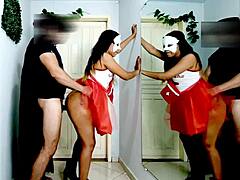 Zorro and the mischievous nurse in fantasy