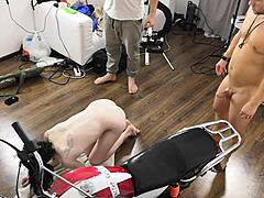 Angel black - hidden camera on porn set - anal fuck